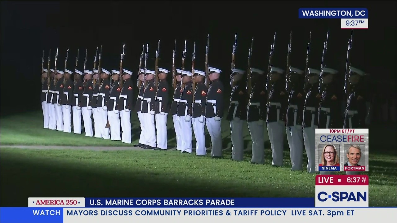 America 250: U.S. Marine Barracks Washington Evening Parade