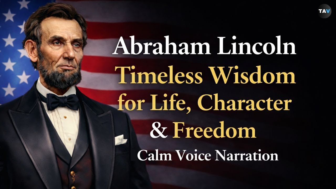 Abraham Lincoln — Timeless Wisdom for Life, Character & Freedom | Calm Voice Narration