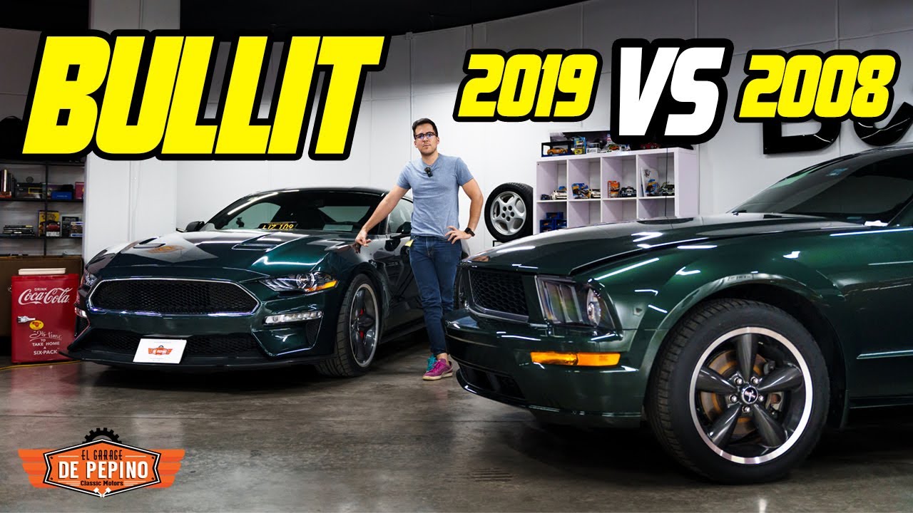 El icono en el tiempo - Mustang Bullitt 2019 & 2008