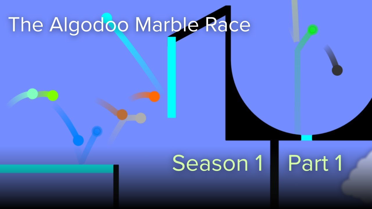 The Algodoo Marble Race - Season 1 Part 1