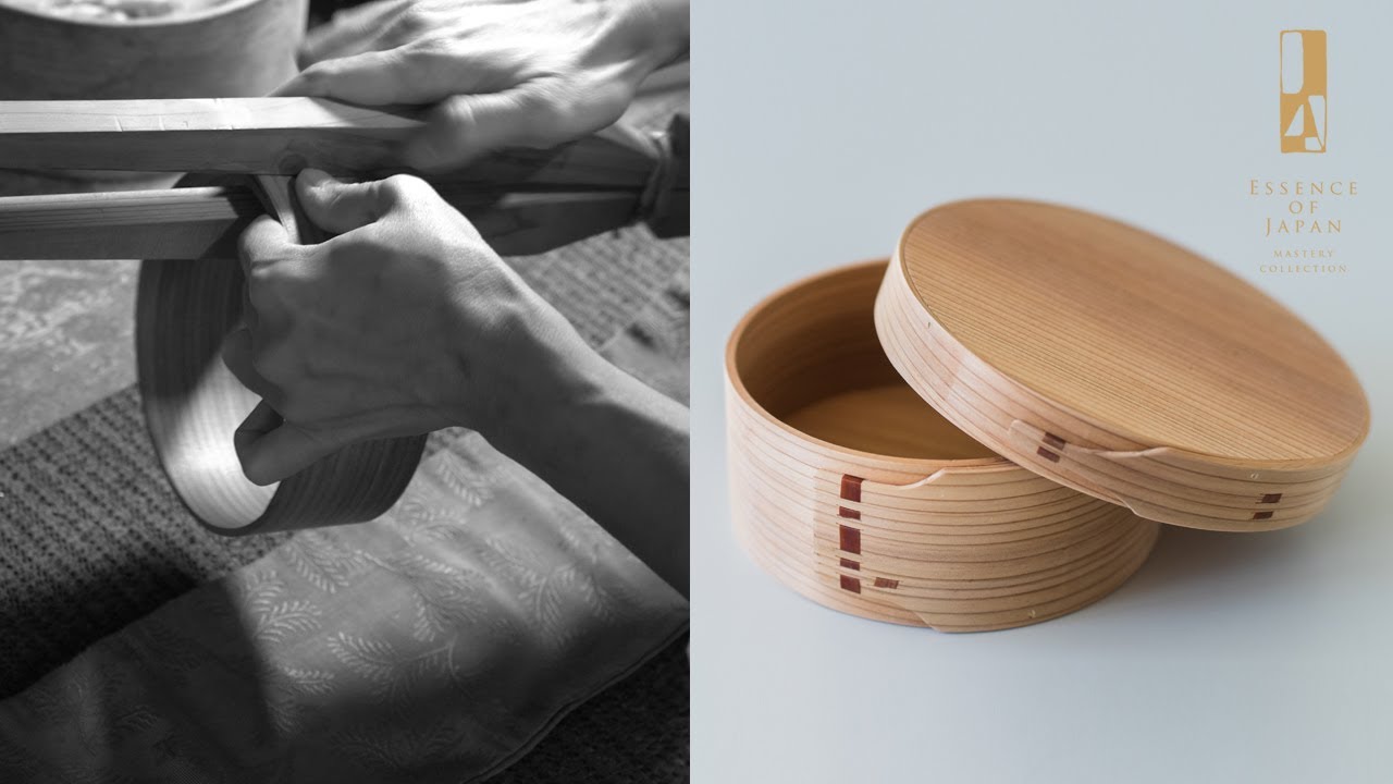 A magewappa lunch box purely made of natural materials by craftsmen | Kamiyama magewappa