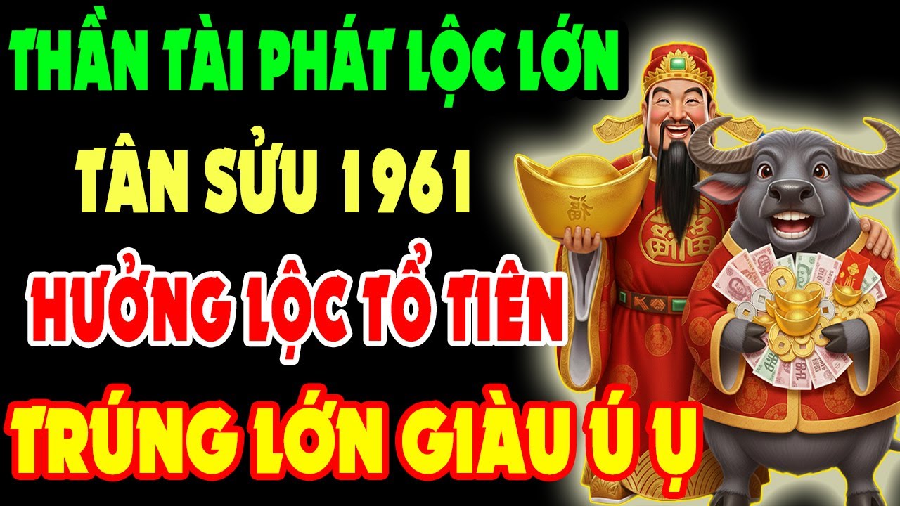 Thần Tài Phát Lộc Lớn, Tân Sửu 1961 Có 9 Dấu Hiệu Này Sắp Thoát Nghèo, Hưởng Lộc Tổ Tiên