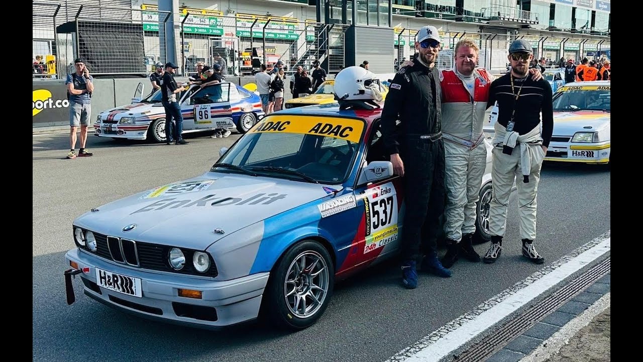 24h Classic 2025 BMW E30 325i #537 Youngtimer Trophy onboard crash Nordschleife