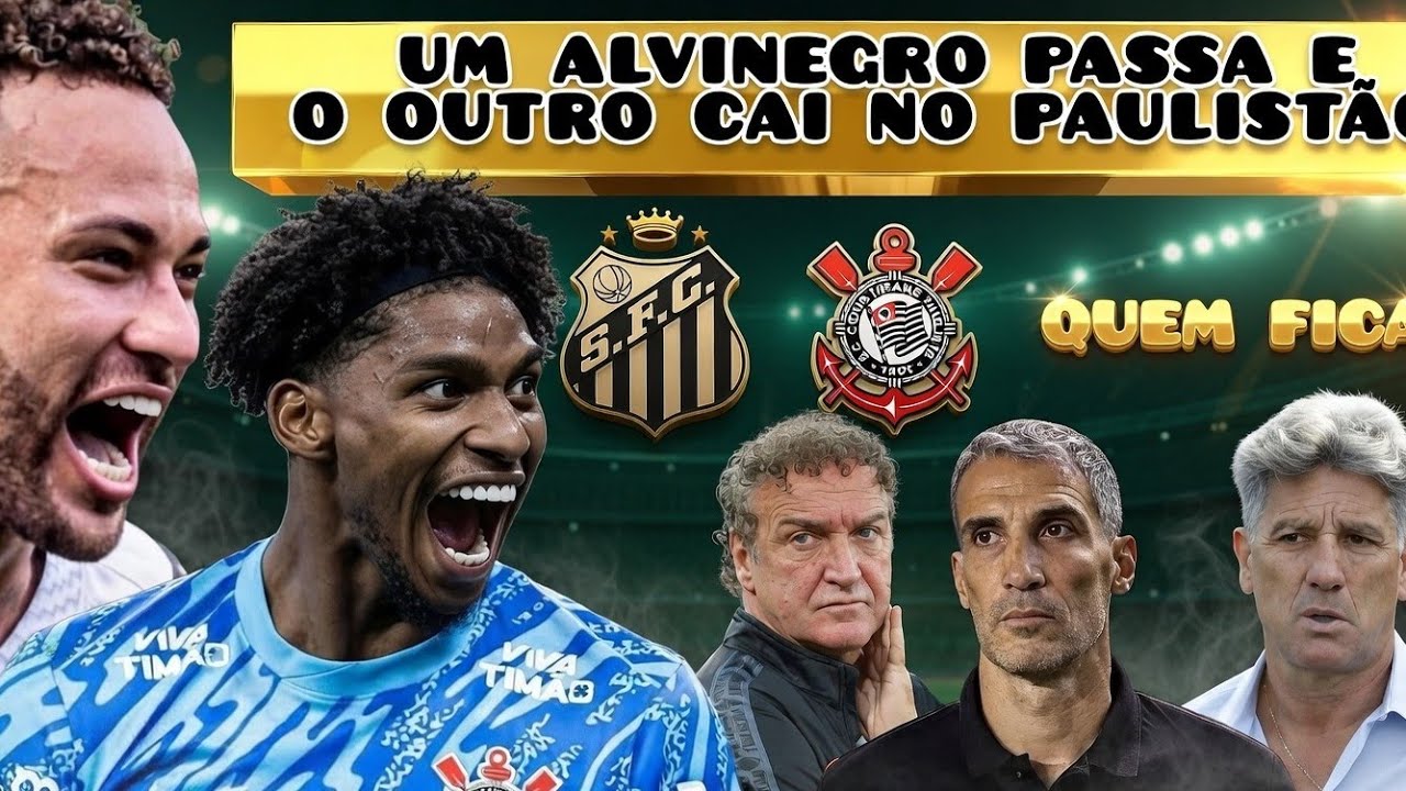 Corinthians faz sua parte e Santos volta a decepcionar sua torcida.