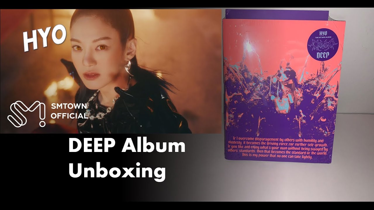 HYO 효연  'DEEP' 1st MINI ALBUM UNBOXING | POISON Ver.
