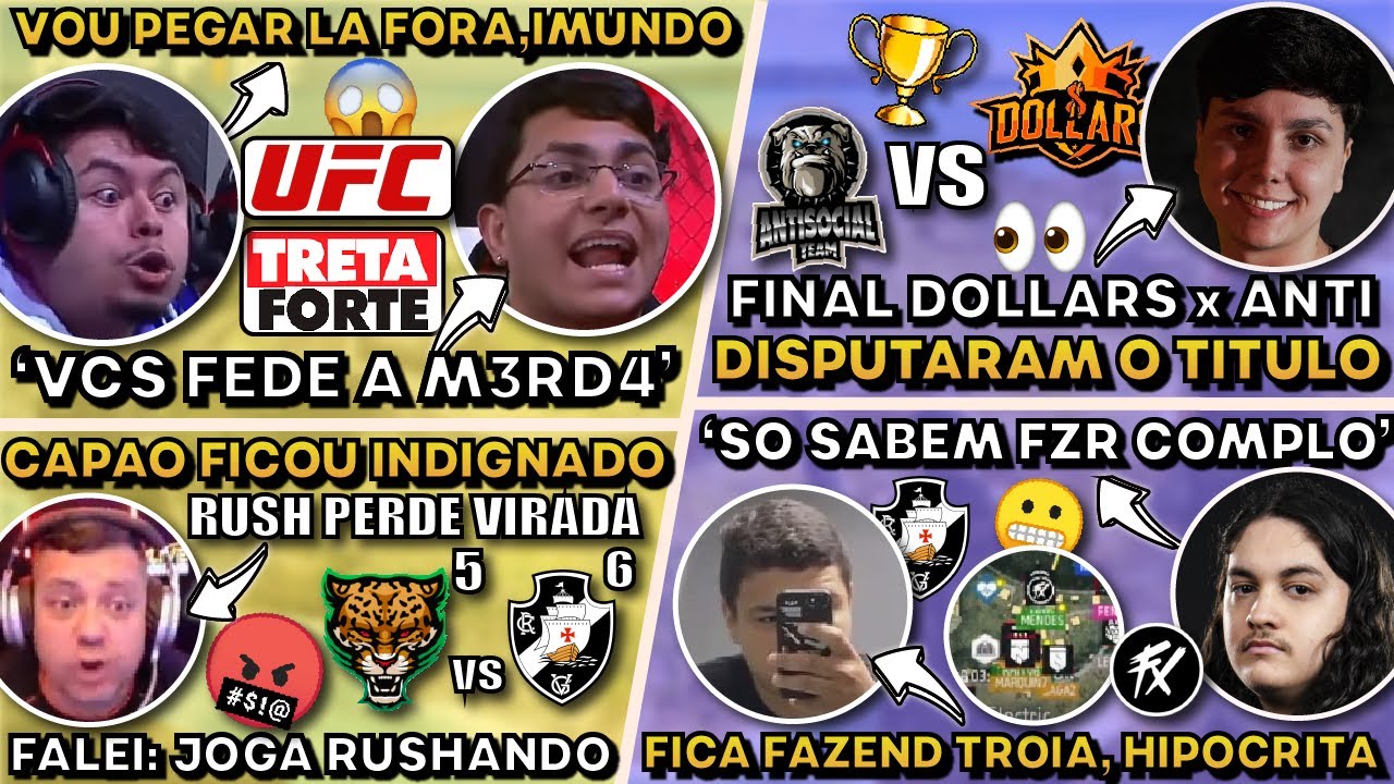 TR3TA: MOD x PIT ! FX FEZ TROIA VASCO? CAPAO TILTOU COM a RUSH! DOLARS x ANTI DISPUTAM TITULO!