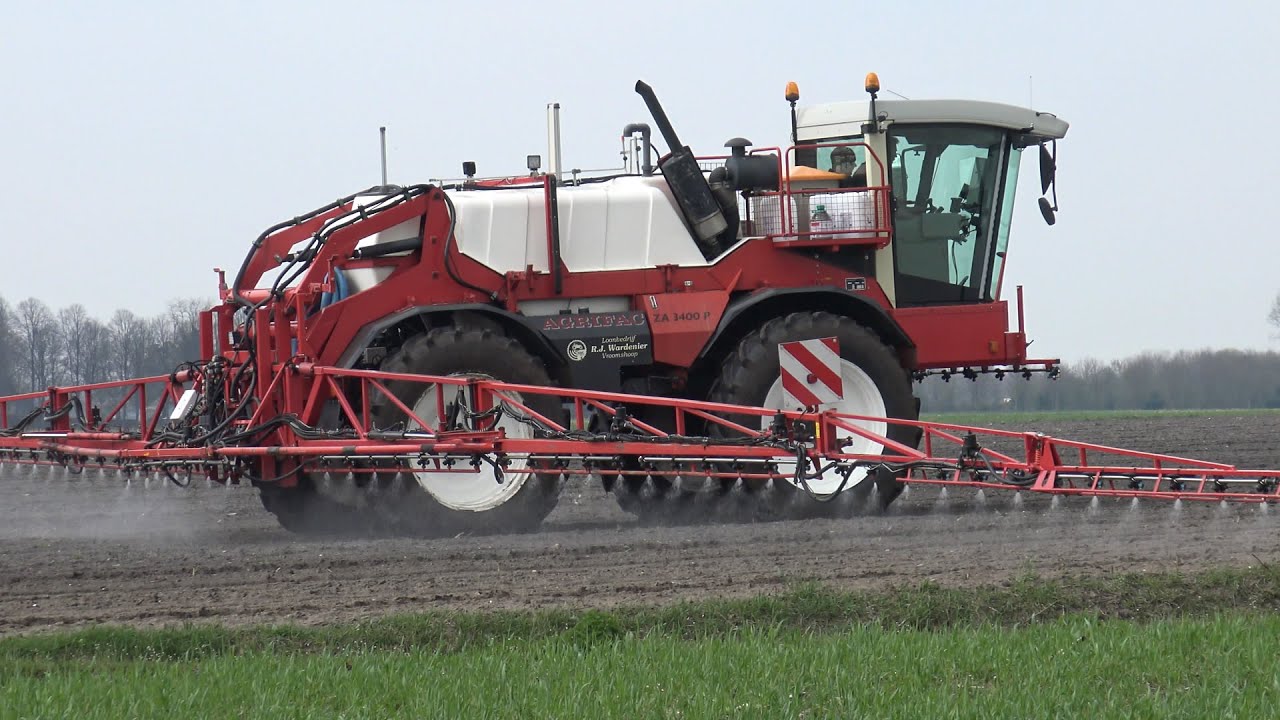 Bieten spuiten met Agrifac ZA 3400 P - Loonbedrijf R.J. Wardenier (2016)