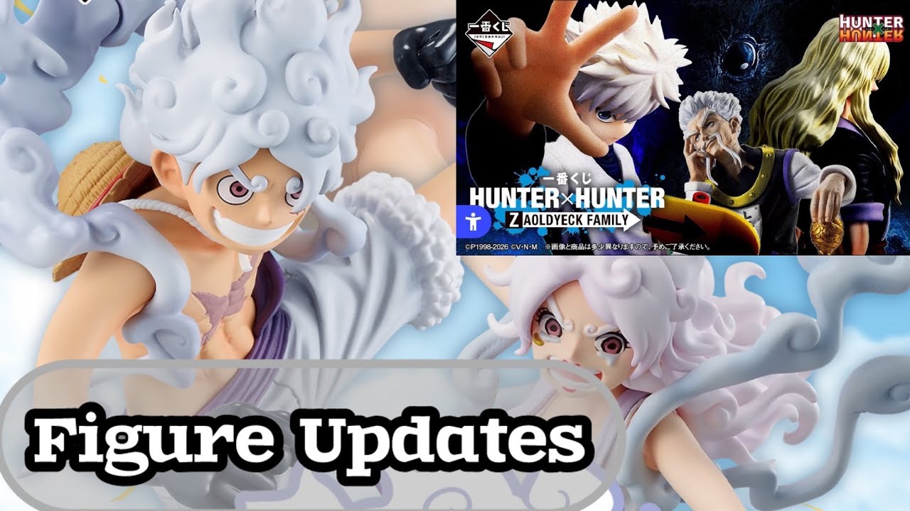 Обновления фигурок Hunter X Hunter и One Piece Ichiban Kuji и Crane