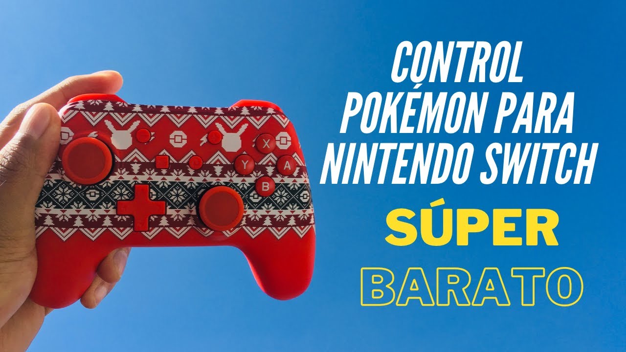 Control BARATO para Nintendo Switch - Pokémon navideño
