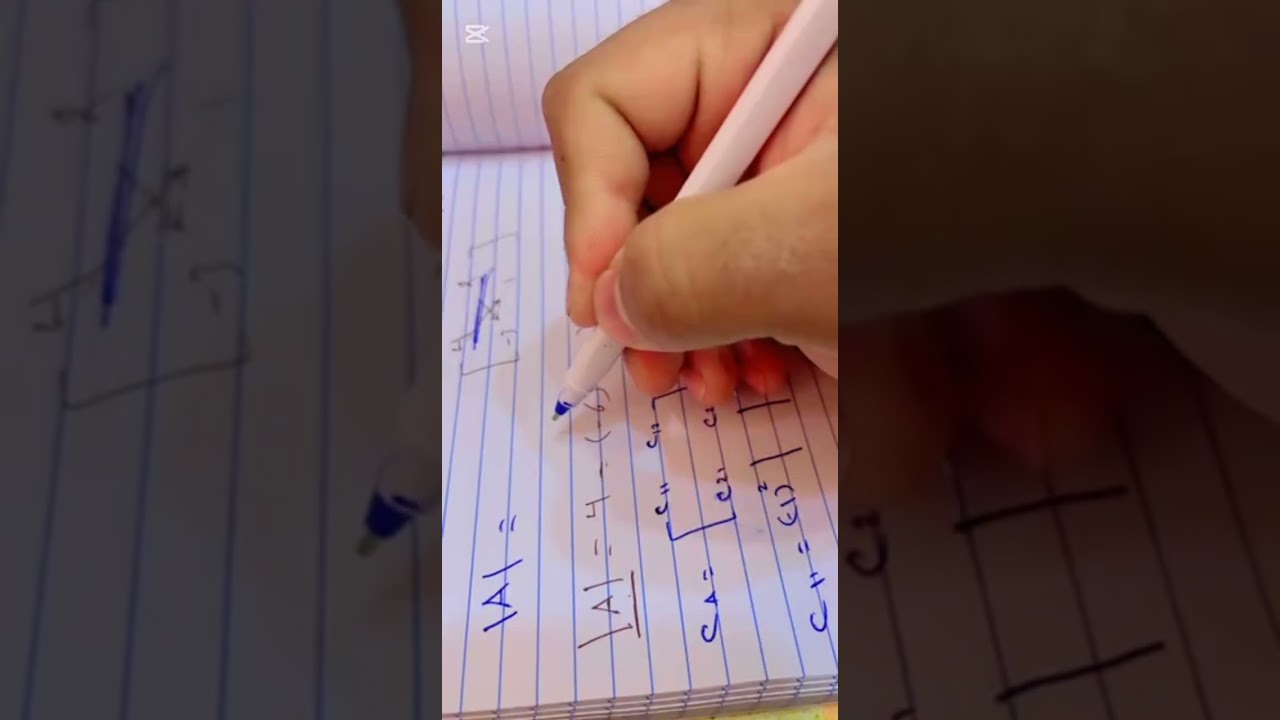 جبر خطي مرحله اولى الفصل الاول محاضره 3و الاخيره
