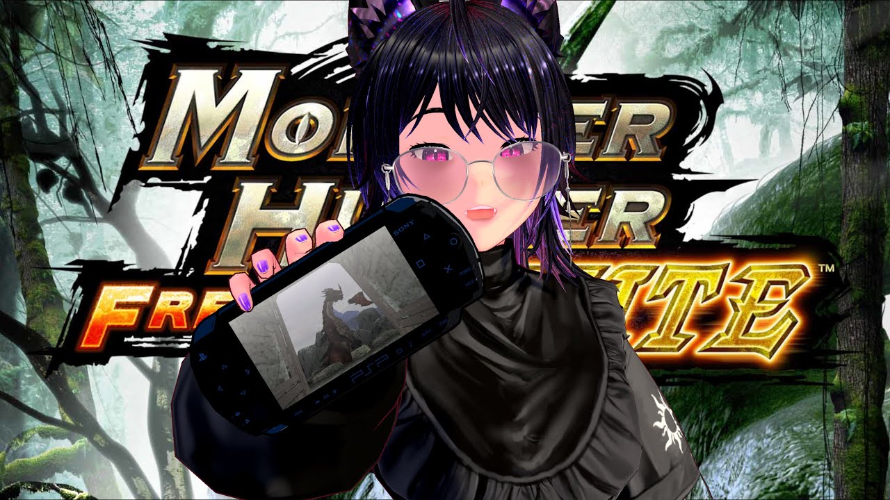 【VTuber】That big dragon that I hate【Monster Hunter Freedom Unite】