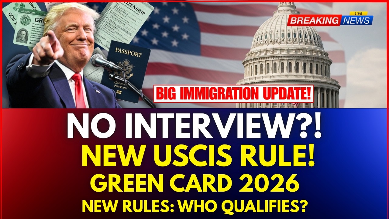 Green Card Without an Interview? USCIS Waivers 2026 — Check If You Qualify
