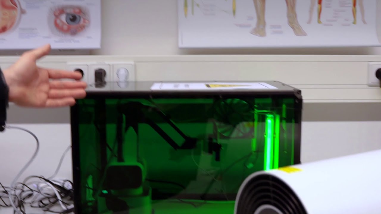 UV-C-Strahlen messen im BioMedLab