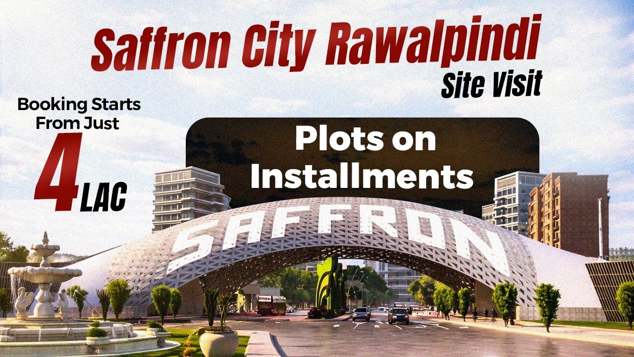 Жилой комплекс Saffron City Rawalpindi, одобренный RDA. Готовые участки в рассрочку, бронирование...