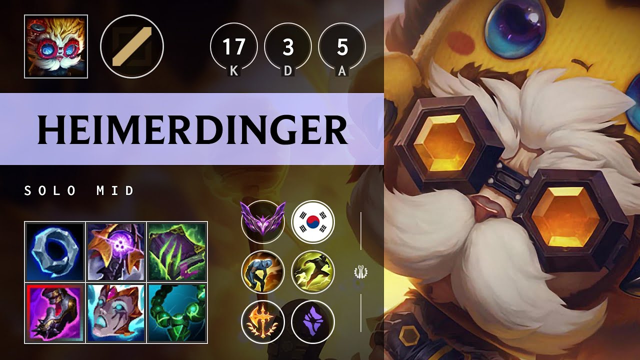 Heimerdinger Mid vs Fiddlesticks - KR Master Patch 25.15