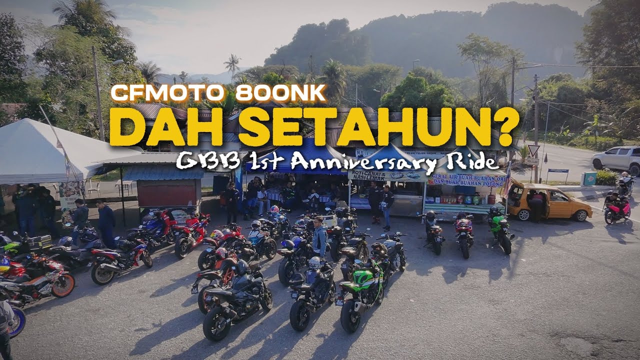 Member DUCATI layan corner pakai selipar je? | CFMOTO 800NK | Anniversary Ride part1 4K