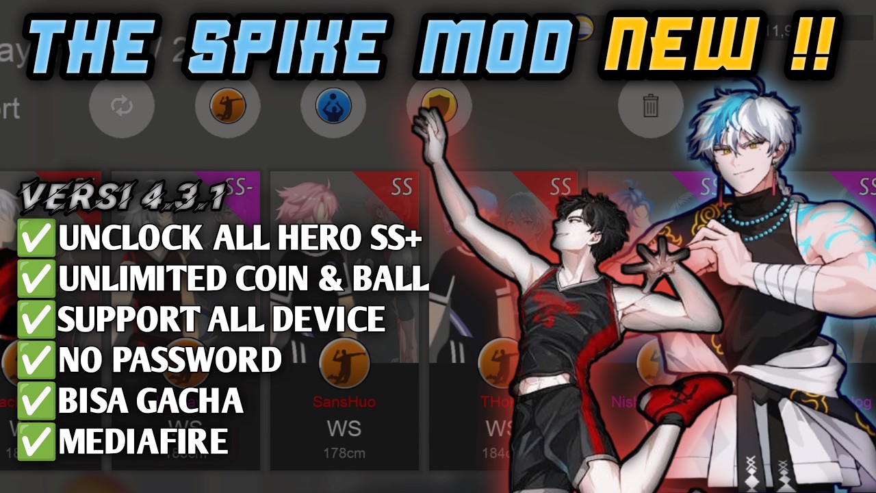 UPDATE !! the spike mod terbaru 2026 unclock all karakter