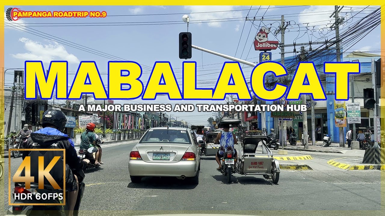 MABALACAT CITY A Major Transportation Hub in Pampanga | Pampanga Road Trip No. 9 | 4K Driving Tour