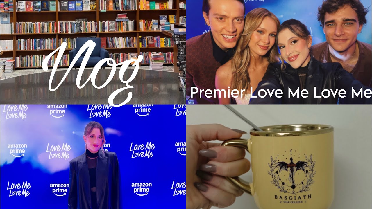 Conheci o elenco de #lovemeloveme - VLOG 
