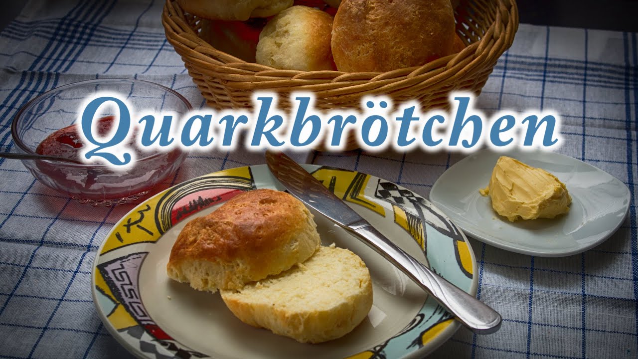 Quarkbrötchen schnell gebacken zum Frühstück