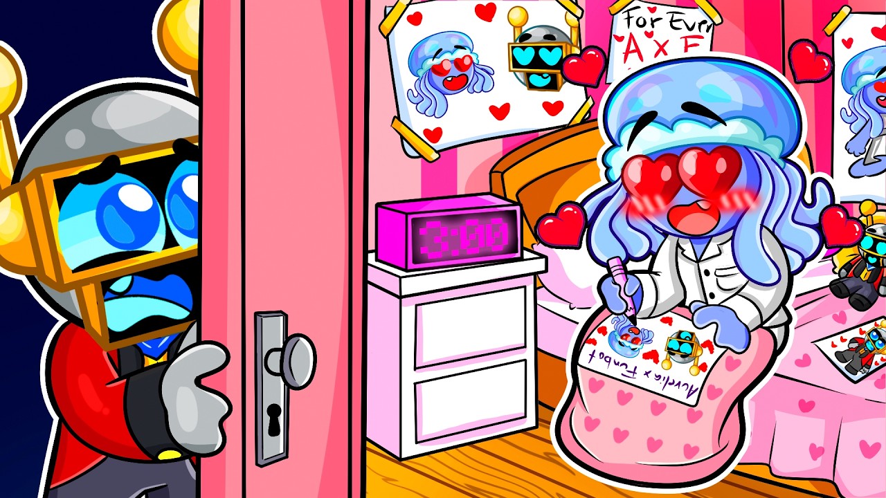 ⁣NO DEBI ENTRAR al CUARTO de mi FAN LOCA a las 3 AM en ROBLOX…!