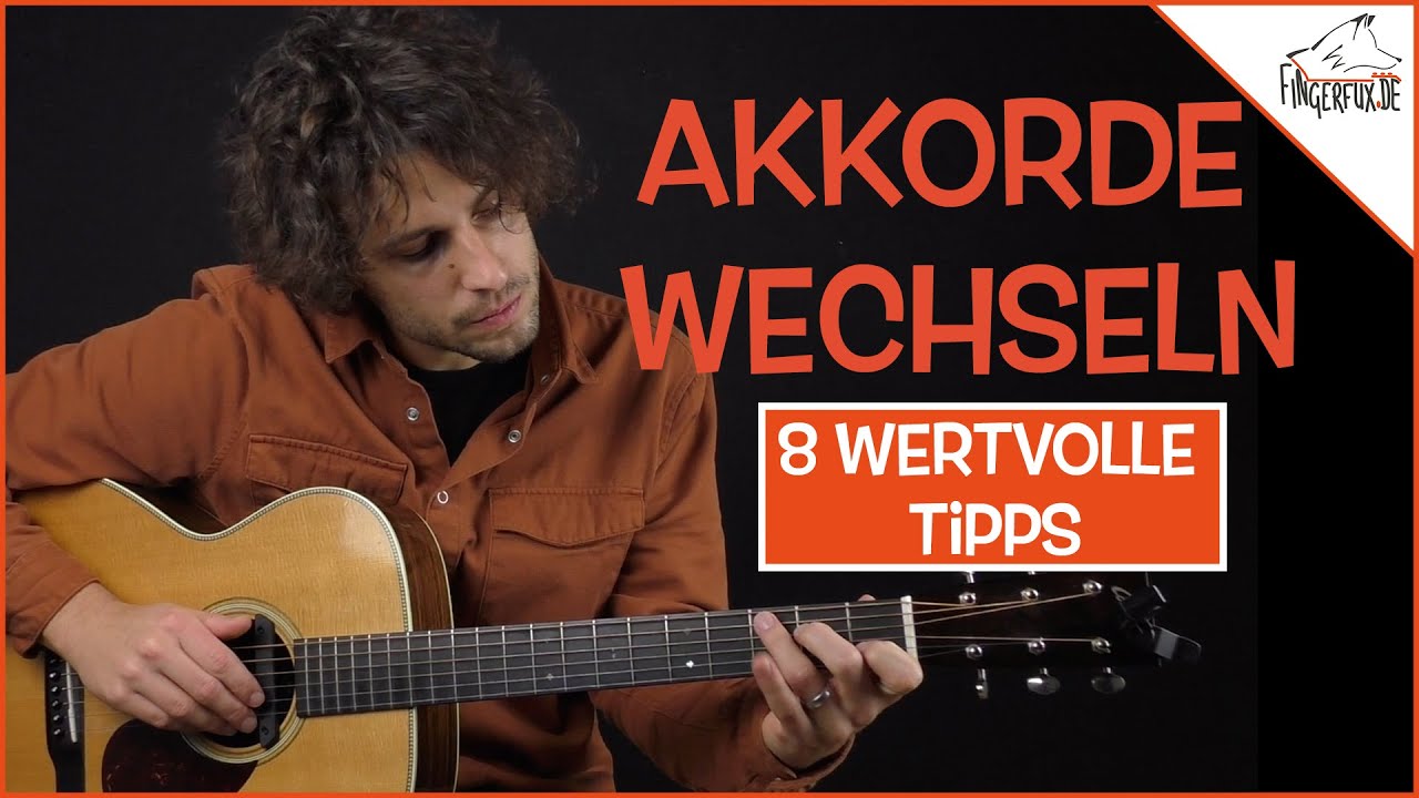 Gitarre Akkorde SCHNELLER wechseln (8 Tipps für Anfänger)