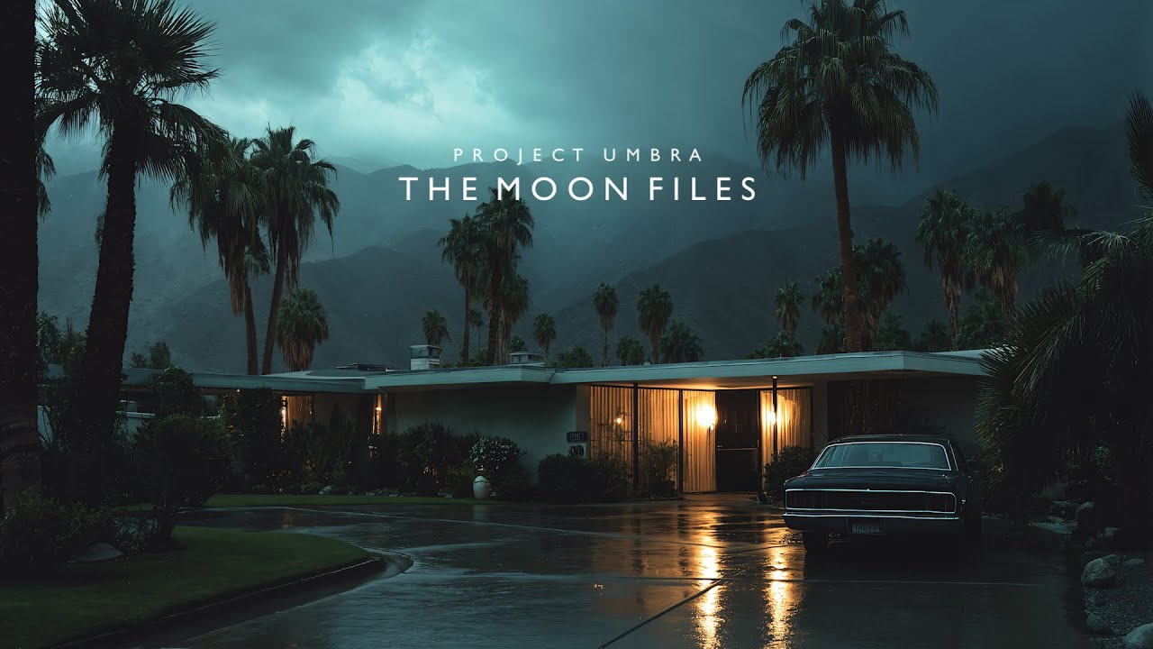 Project Umbra: The Moon Files | Mystery Sci-Fi Rain Ambient | 4K