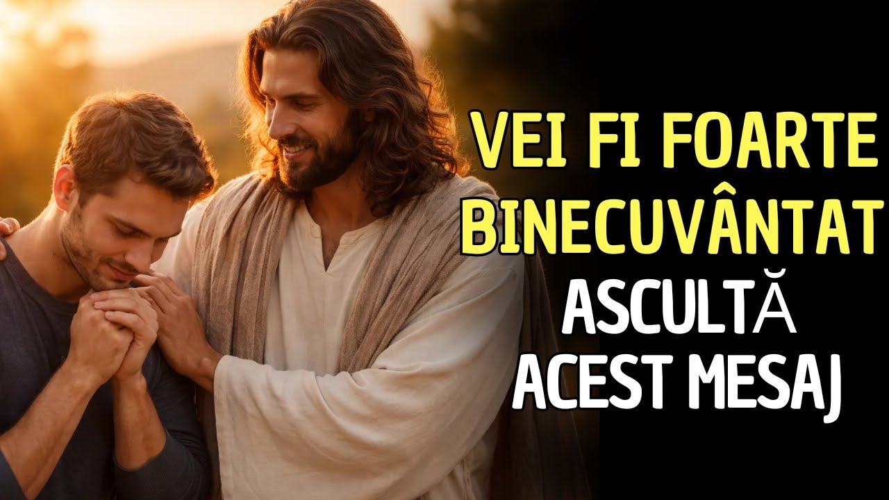 Dumnezeu îți spune astăzi: dacă vei asculta acest mesaj până la capăt, vei fi binecuvântat din plin