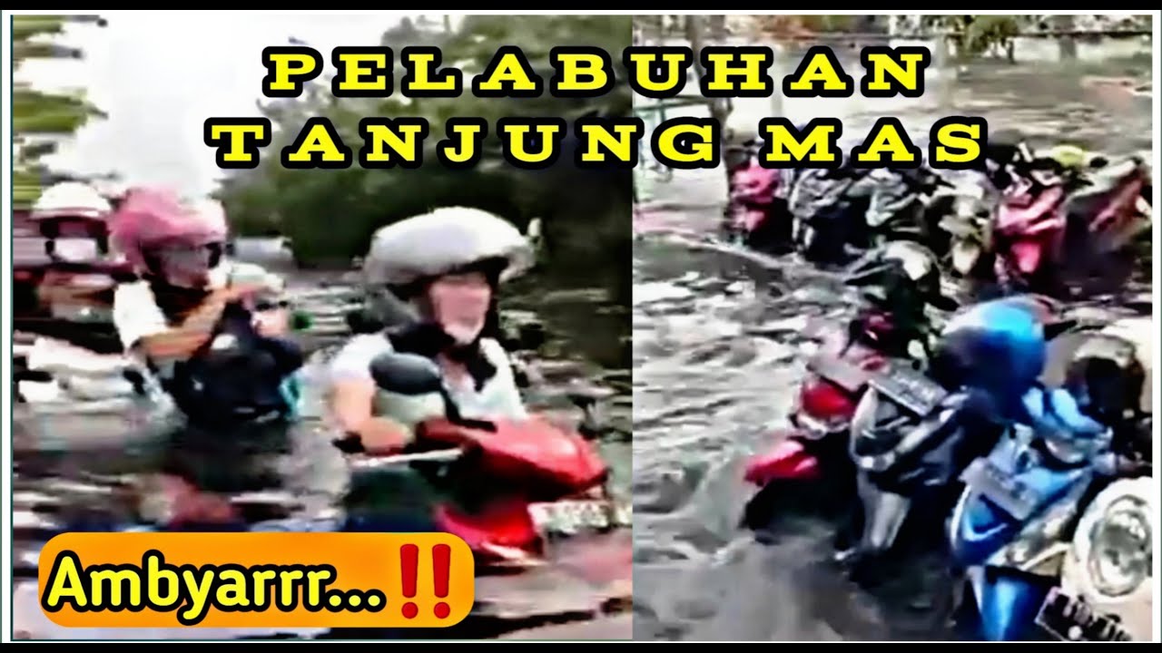 🔴Tanggul Jebol... Pelabuhan Tanjung Mas Ambyarrr...‼️ #banjirsemarang #alssemarang