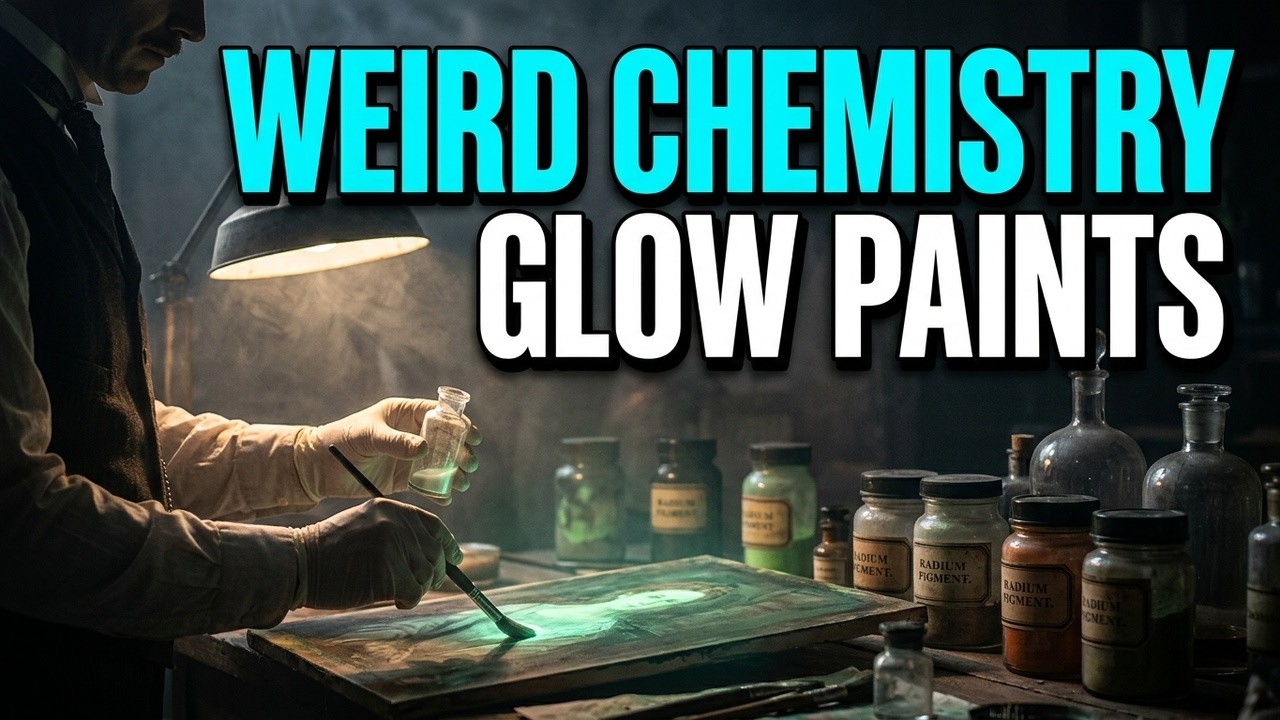 Boring Science For Sleep | WEIRD Chemistry of Victorian Glow-In-The-Dark Paints