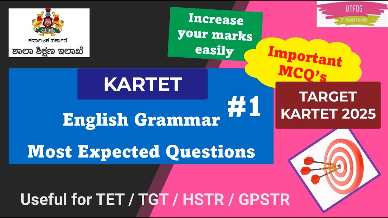 Most expected 🔥MUST WATCH 10+ English Grammar MCQ's TET 2025 - 07/02/25