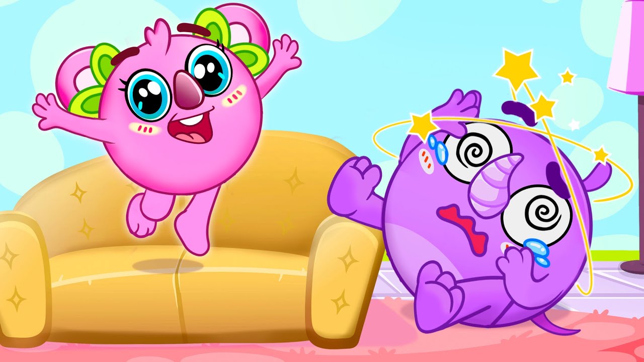 Four Little Babies Song 😻| Jumping On The Bed Kids Songs 😻🐨🐰🦁 And Nursery Rhymes by Baby Zoo