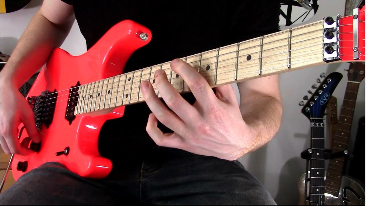 BIG Van Halen Riffs/Solos Mashup Roth & Hagar Eras | EVH 5150 Standard and Deluxe