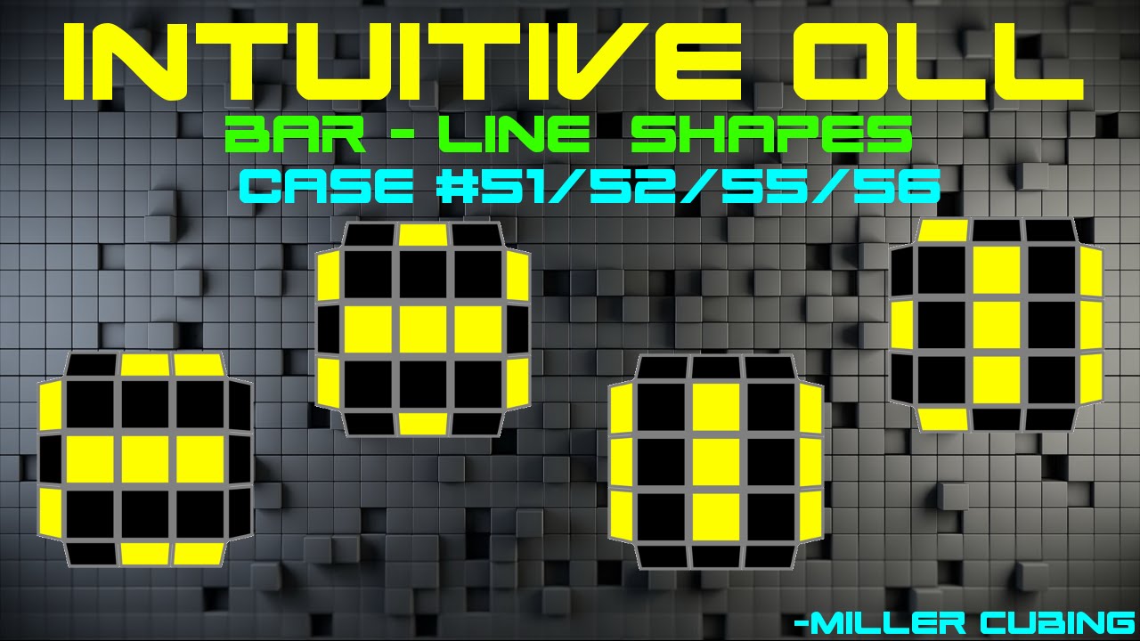 Intuitive Full OLL: Line Cases