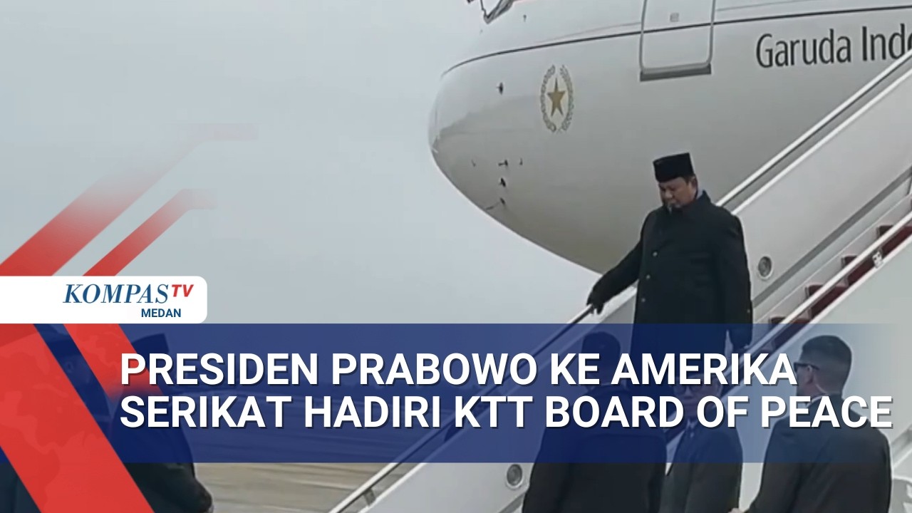 Hadiri KTT Board of Peace dan Temui Donald Trump, Presiden Prabowo Tiba di Amerika Serikat