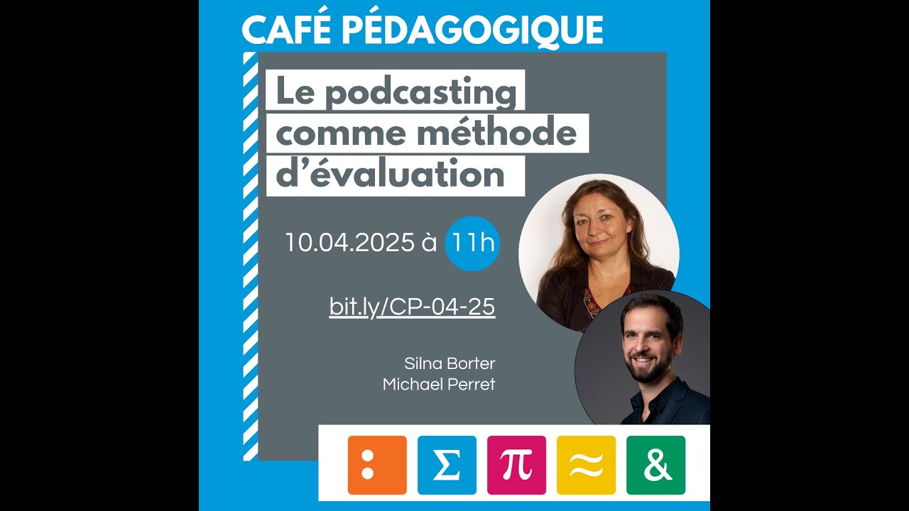 Café pédago no41: le podcast comme méthode d'évaluation