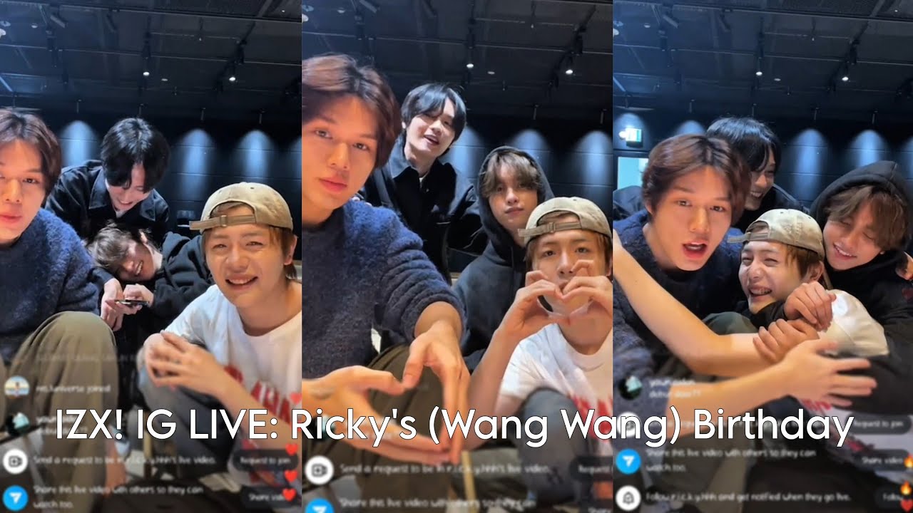 10.14.24 IZX! IG LIVE: Ricky's (Wang Wang) Birthday