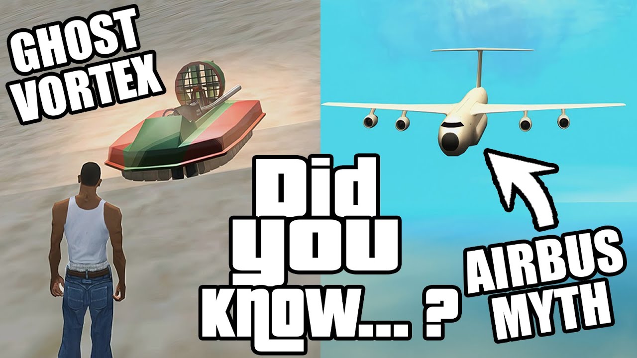 Sekrety i fakty dotyczące GTA San Andreas 52 Duchy Wiru, Dziwne Samoloty, Mity i Tajemnice