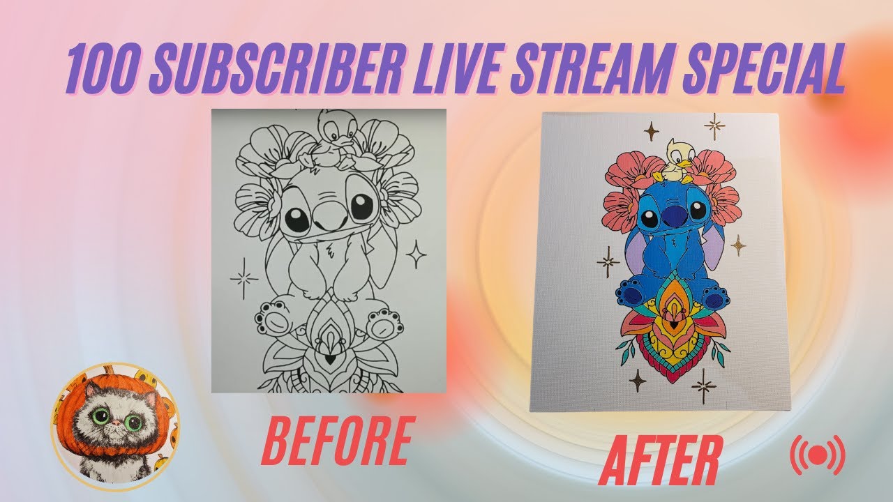 100 Subscriber Special - Join Me for a Special Art Project to celebrate my first 100 subscribers!