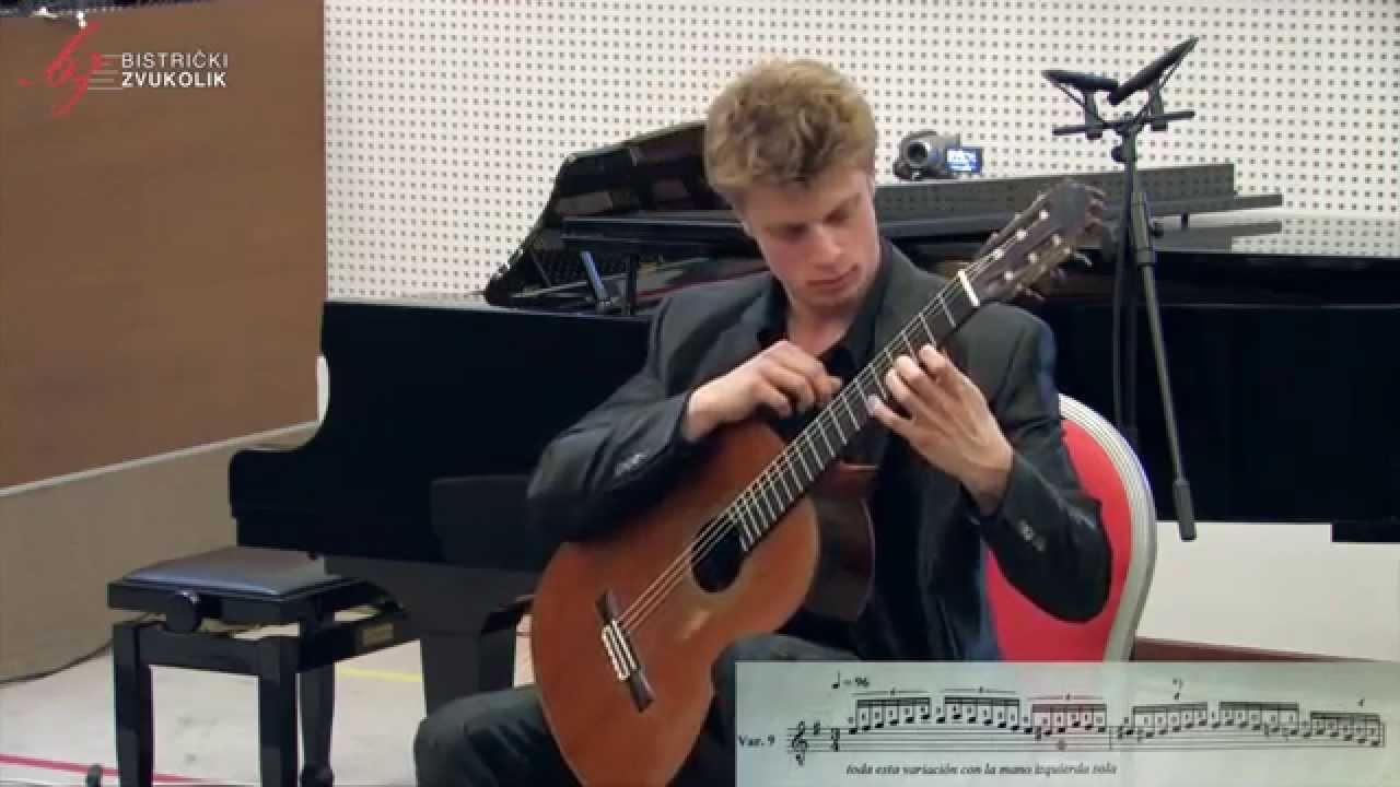 Llobet-Sor: Varijacije Folia de España, op.15 - Domagoj Pauković, gitara / Bistrički ZVUKOLIK 2014.
