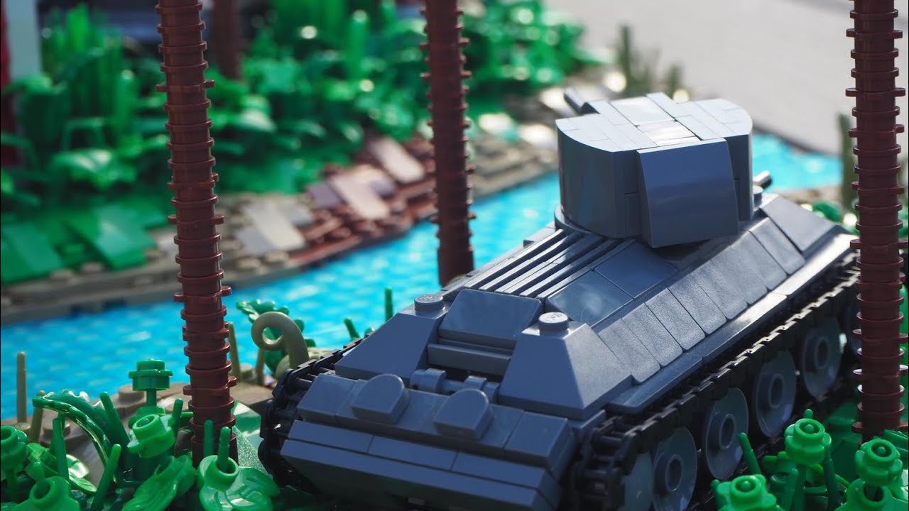 TIMELAPSE Battle of Tali-Ihantala Lego WW2 Moc