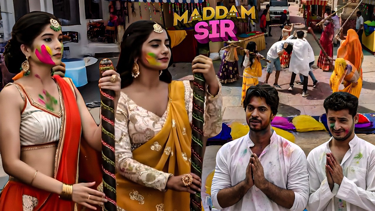 Holi के बहाने लडको ने लडकियों के साथ की  बत्तमीजी MADAM SIR ने बजाई लाठी || MADAM SIR || NEW EPISODE