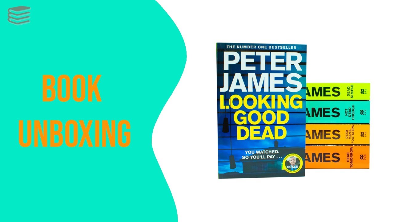Roy Grace Mystery Series Books 1-5 by Peter James - Book Unboxing