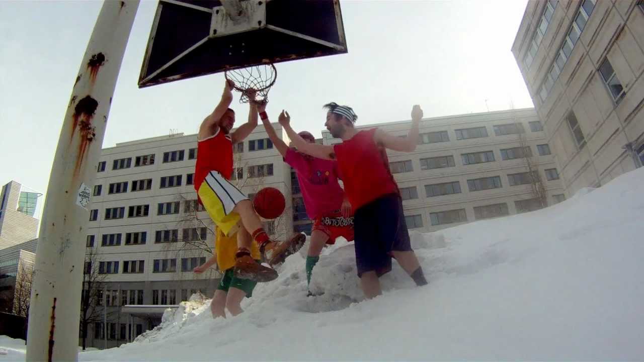 The Ultimate Epic Snow Basketball Challenge 2013 - Koripallo lumihangessa