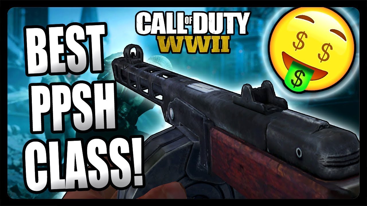 HOW TO MAKE THE PPSH OVERPOWERED! WORLD WAR 2 BEST CLASS SETUP IN COD WW2!