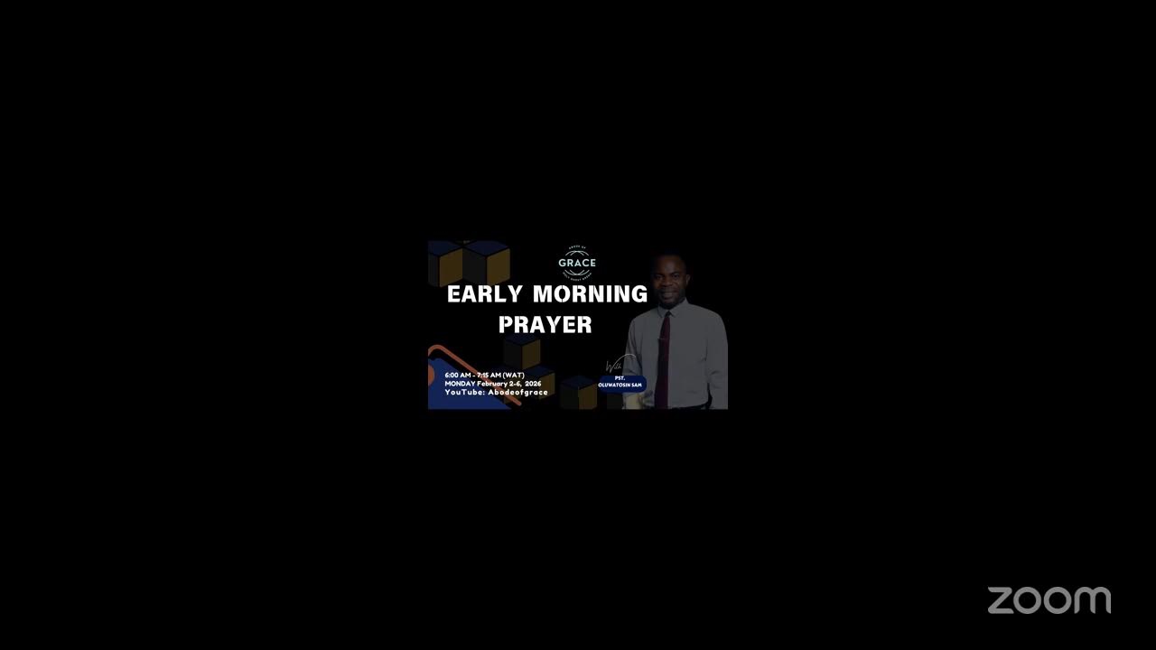 EARLY MORNING PRAYER