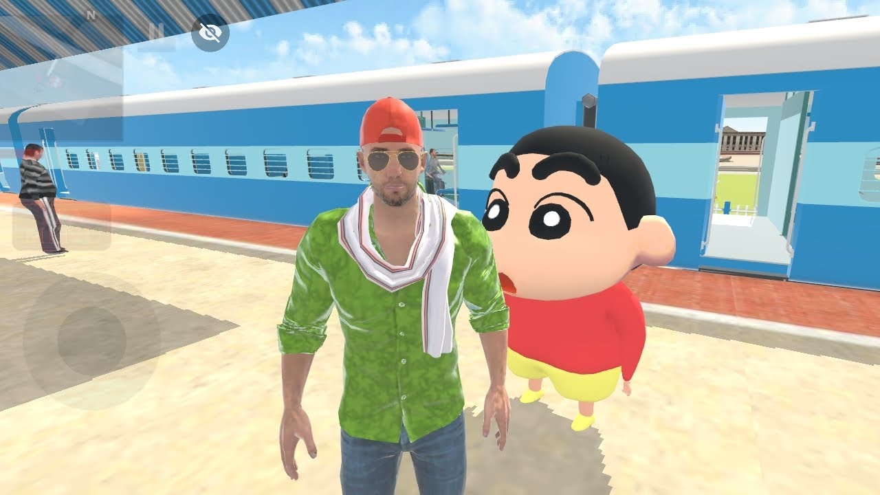 Shinchan Pick Railway station 🚉 Jack House 🏡 drop shinchan Rupesh gaming studio 