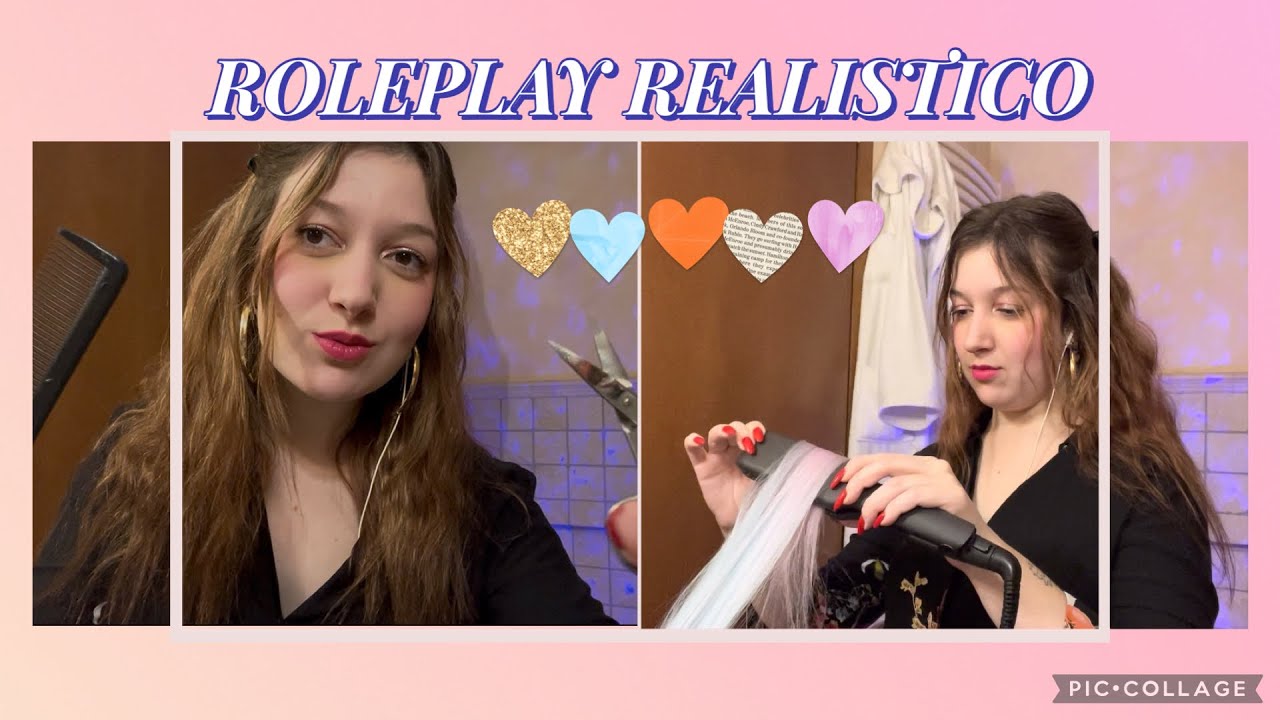 💖ASMR ITA/ Roleplay dalla PARRUCCHIERA *Realistico* Lavaggio, Phon, Taglio, Piega con Extra RELAX 💖