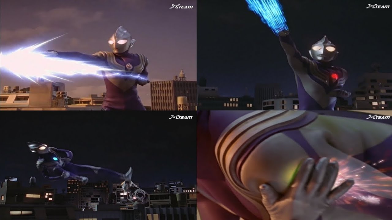 Ultraman Tiga Sky Type All Technique