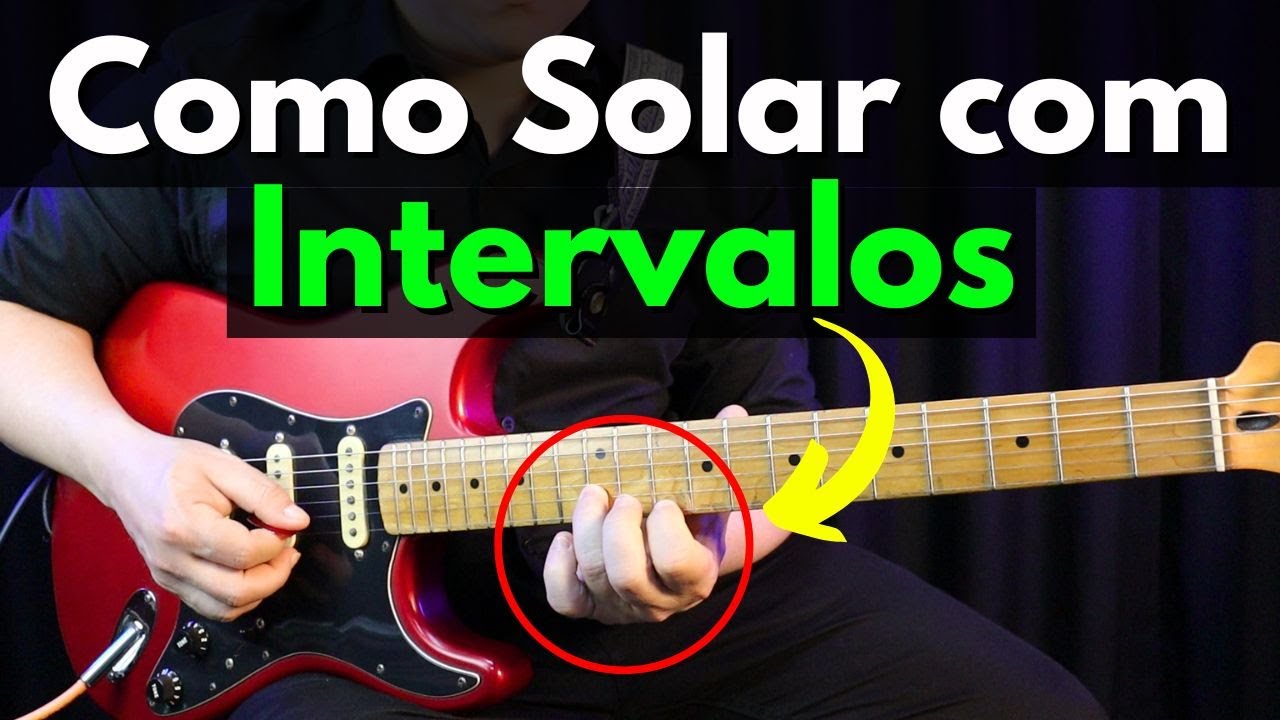Como Solar com Intervalos de 3ª e 6ª na Escala Maior | Aula de Guitarra | Vilmar Gusberti